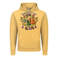 Vintage Mustard trick or treat Vintage Hoodie - CowGirlArtShop