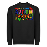 Black autism mom Heavyweight Sweatshirt - LillyAllenDesigns