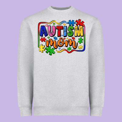 Autism Mom Heavyweight Sweatshirt Designed By Lillyallendesigns