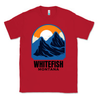 Red Whitefish MT Classic Tee - minhPixels
