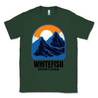 Sports Green Whitefish MT Classic Tee - minhPixels
