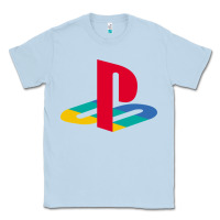 Dusty Blue play station Classic Tee - minhPixels