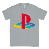 Heather Grey play station Classic Tee - minhPixels