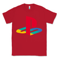 Red play station Classic Tee - minhPixels