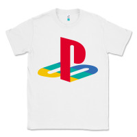 White play station Classic Tee - minhPixels