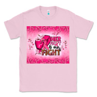 Bubblegum Pink Her fight is our fight Classic Tee - NancyCooperArtShop