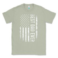 Matcha Father's Day Best Dad Ever American Flag Classic Tee - minhPixels
