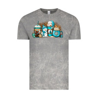 Cloud Rock winter snowman coffee cups Vintage Tee - Jasminsmagicworld