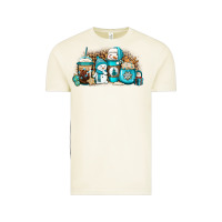 Vintage Arctic winter snowman coffee cups Vintage Tee - Jasminsmagicworld