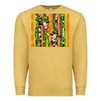 Antique Gold st patricks cow and shamrock with cowhide Premium Sweatshirt - Artiststas
