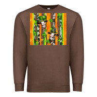 Chestnut st patricks cow and shamrock with cowhide Premium Sweatshirt - Artiststas