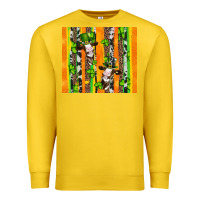 St Patricks Cow And Shamrock With Cowhide Premium Sweatshirt | Teevron