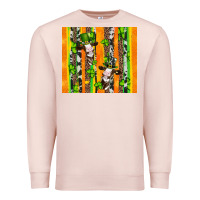 Pale Pink st patricks cow and shamrock with cowhide Premium Sweatshirt - Artiststas