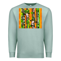 Seafoam st patricks cow and shamrock with cowhide Premium Sweatshirt - Artiststas