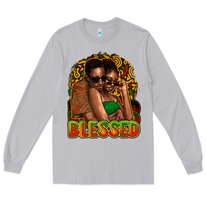Black Couple Blessed Long Sleeve Tee by HowdyJamesFarm | Teevron