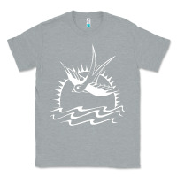 Heather Grey Captain Jack Sparrow Tattoo WHITE Classic Tee - minhPixels
