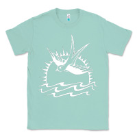 Seafoam Captain Jack Sparrow Tattoo WHITE Classic Tee - minhPixels