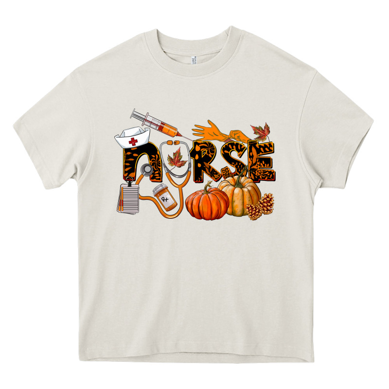 Fall Nurse Heavy Core Tee by LillyAllenDesigns | Teevron