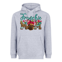 Heather Grey french bulldog mom Heavyweight Hoodie - Artiststas