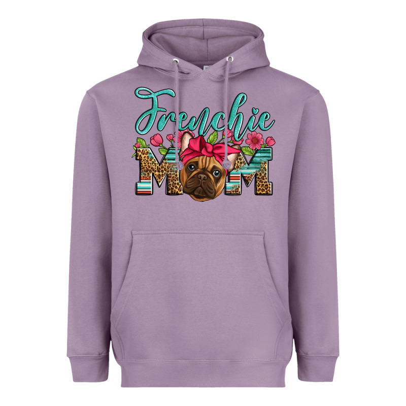 French Bulldog Mom Heavyweight Hoodie by Artiststas | Teevron