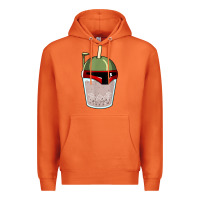 Carrot bubble fett boba tea funny sci fi pun pearl milk tea gift t shirt Premium Hoodie - minhPixels