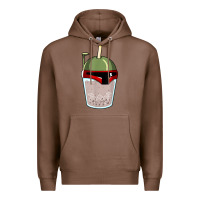 Chestnut bubble fett boba tea funny sci fi pun pearl milk tea gift t shirt Premium Hoodie - minhPixels