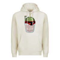 Oatmeal Heather bubble fett boba tea funny sci fi pun pearl milk tea gift t shirt Premium Hoodie - minhPixels