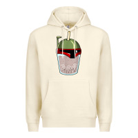Sandshell bubble fett boba tea funny sci fi pun pearl milk tea gift t shirt Premium Hoodie - minhPixels