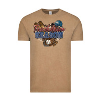 Vintage Coffee Touchdown season Baseball Vintage Tee - HowdyJamesFarm