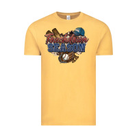 Vintage Mustard Touchdown season Baseball Vintage Tee - HowdyJamesFarm