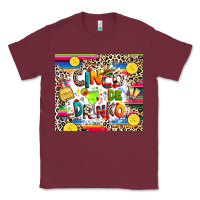 Burgundy Cinco de drinko Classic Tee - RanaPortraitStore