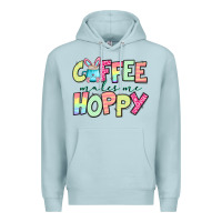 Blue Mist coffee makes me hoppy easter Premium Hoodie - Jasminsmagicworld