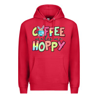 Cardinal coffee makes me hoppy easter Premium Hoodie - Jasminsmagicworld