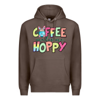 Coffee coffee makes me hoppy easter Premium Hoodie - Jasminsmagicworld