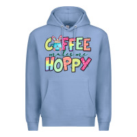 Colony Blue coffee makes me hoppy easter Premium Hoodie - Jasminsmagicworld