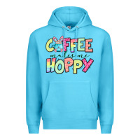 Ocean Blue coffee makes me hoppy easter Premium Hoodie - Jasminsmagicworld