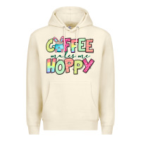 Sandshell coffee makes me hoppy easter Premium Hoodie - Jasminsmagicworld