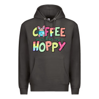 Smoke coffee makes me hoppy easter Premium Hoodie - Jasminsmagicworld