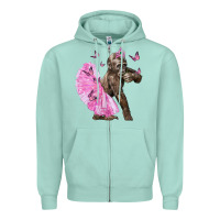 Baby Gorilla With Tutu Zipper Hoodie | Teevron