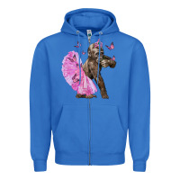 True Royal Baby Gorilla With Tutu Zipper Hoodie - LillyAllenDesigns