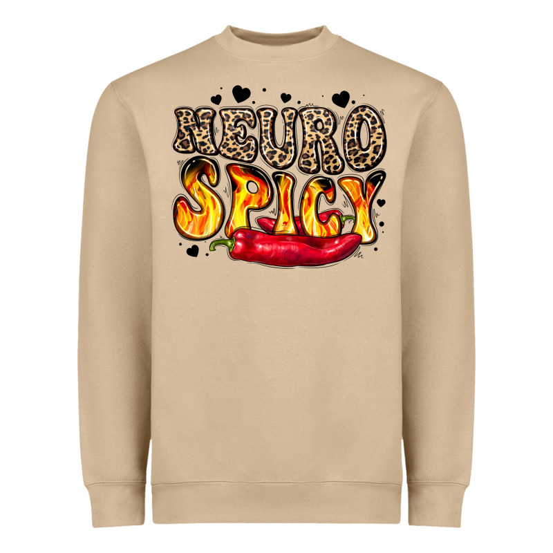 Neuro Spicy Neurodivergence Heavyweight Sweatshirt by LillyAllenDesigns | Teevron
