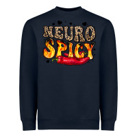 Navy neuro spicy neurodivergence Heavyweight Sweatshirt - LillyAllenDesigns