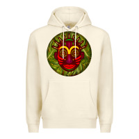 Sandshell african masks round earrings 4 Premium Hoodie - BundleAndBundleShop