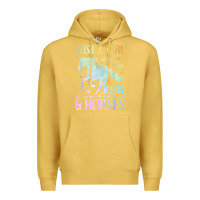 Antique Gold Jesus And Horses, Horse Gifts For Girls, Women Premium Hoodie - minhPixels