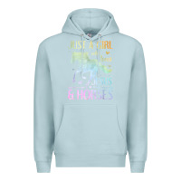 Blue Mist Jesus And Horses, Horse Gifts For Girls, Women Premium Hoodie - minhPixels