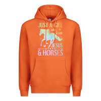 Carrot Jesus And Horses, Horse Gifts For Girls, Women Premium Hoodie - minhPixels