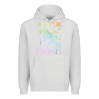 Dove Grey Jesus And Horses, Horse Gifts For Girls, Women Premium Hoodie - minhPixels