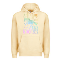 Pina Colada Jesus And Horses, Horse Gifts For Girls, Women Premium Hoodie - minhPixels