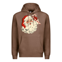 Chestnut santa vintage face Premium Hoodie - minhPixels