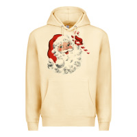 Pina Colada santa vintage face Premium Hoodie - minhPixels